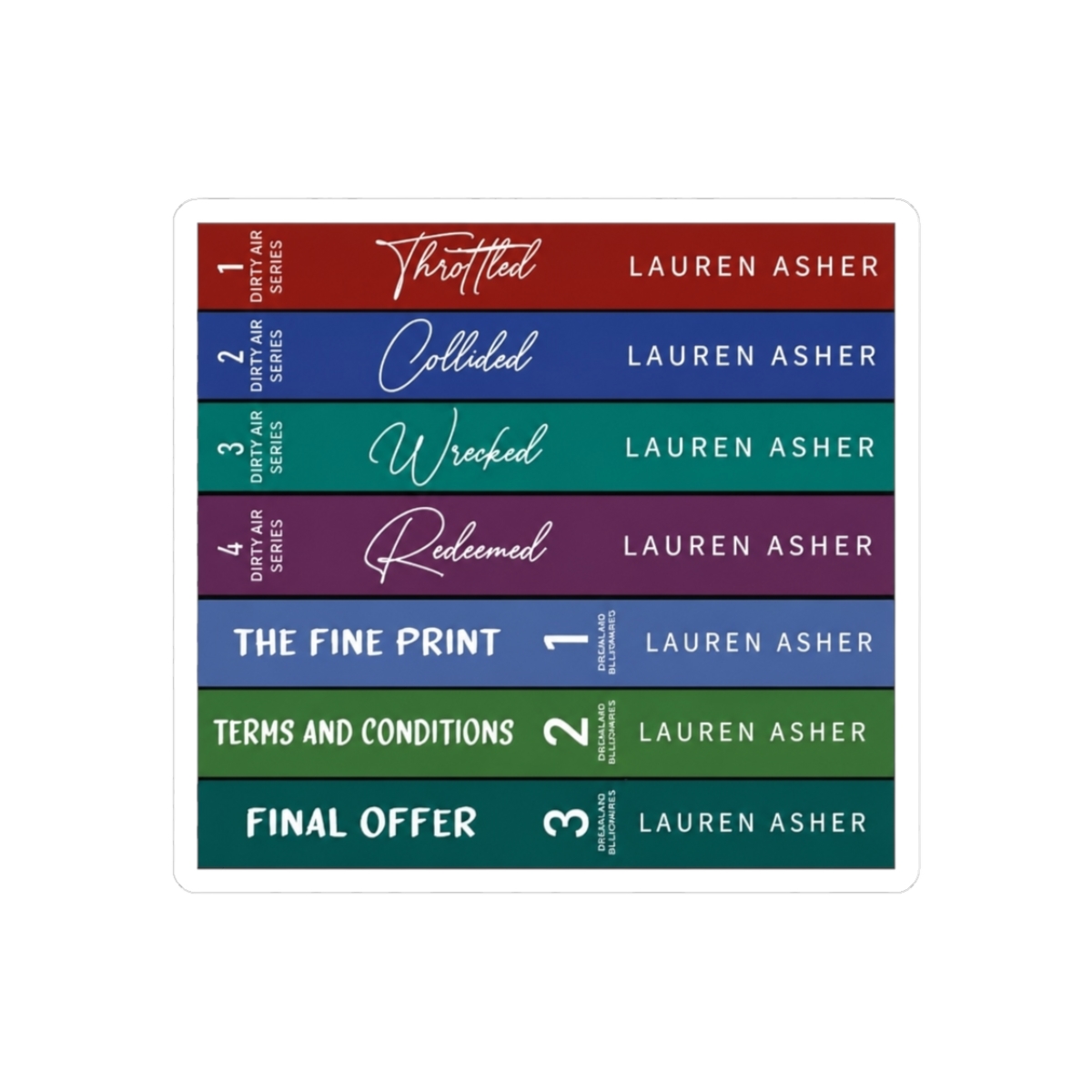 Lauren Asher Book Stack - Official Creator merchandise