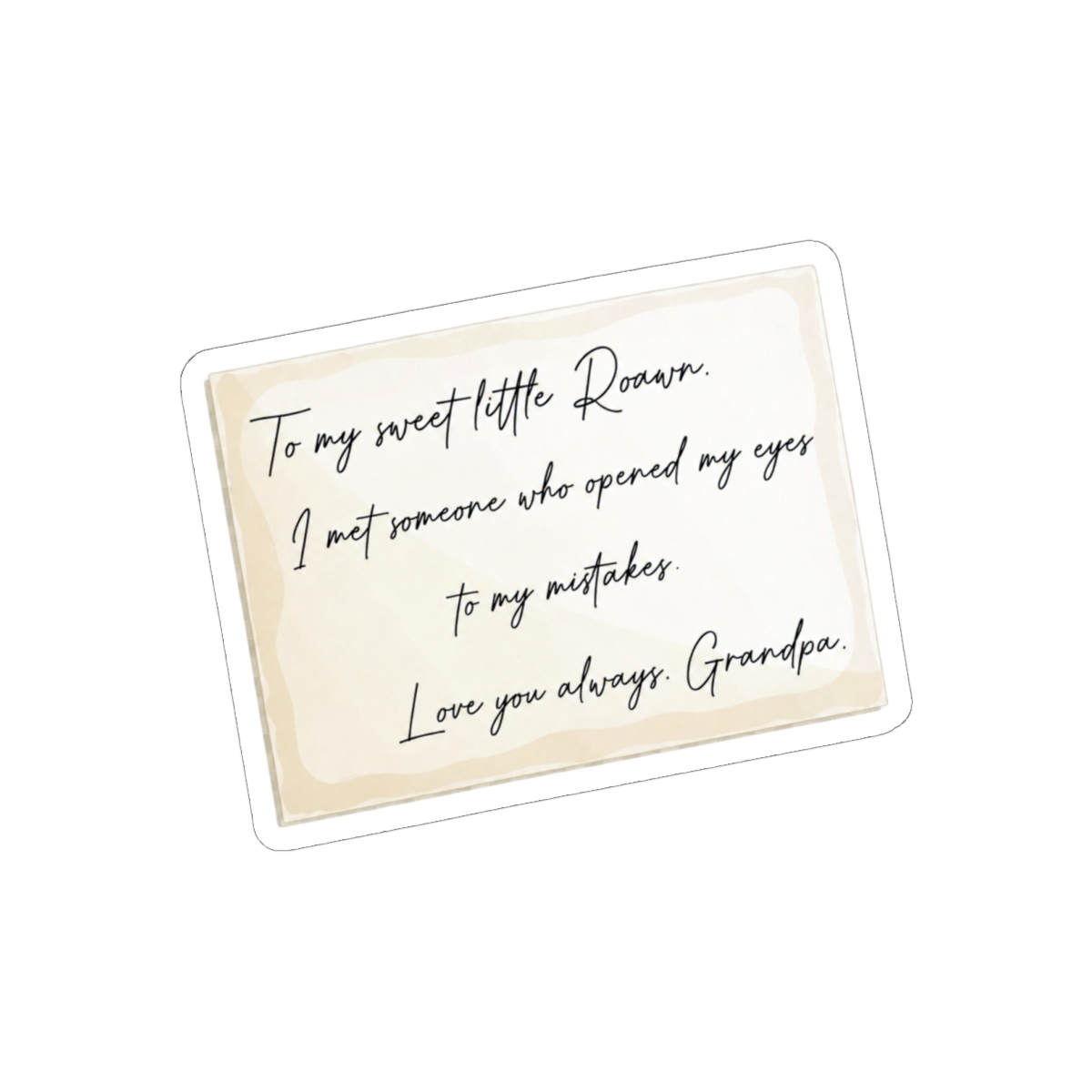 The Fine Print - Letter | Lauren Asher