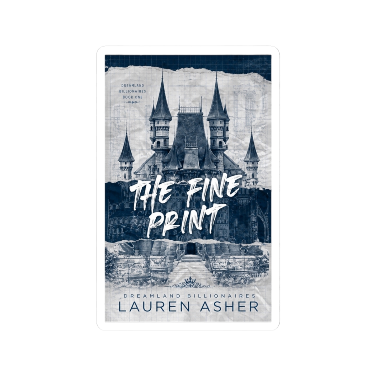 The Fine Print Book Cover Lauren Asher - Official Creator merchandise