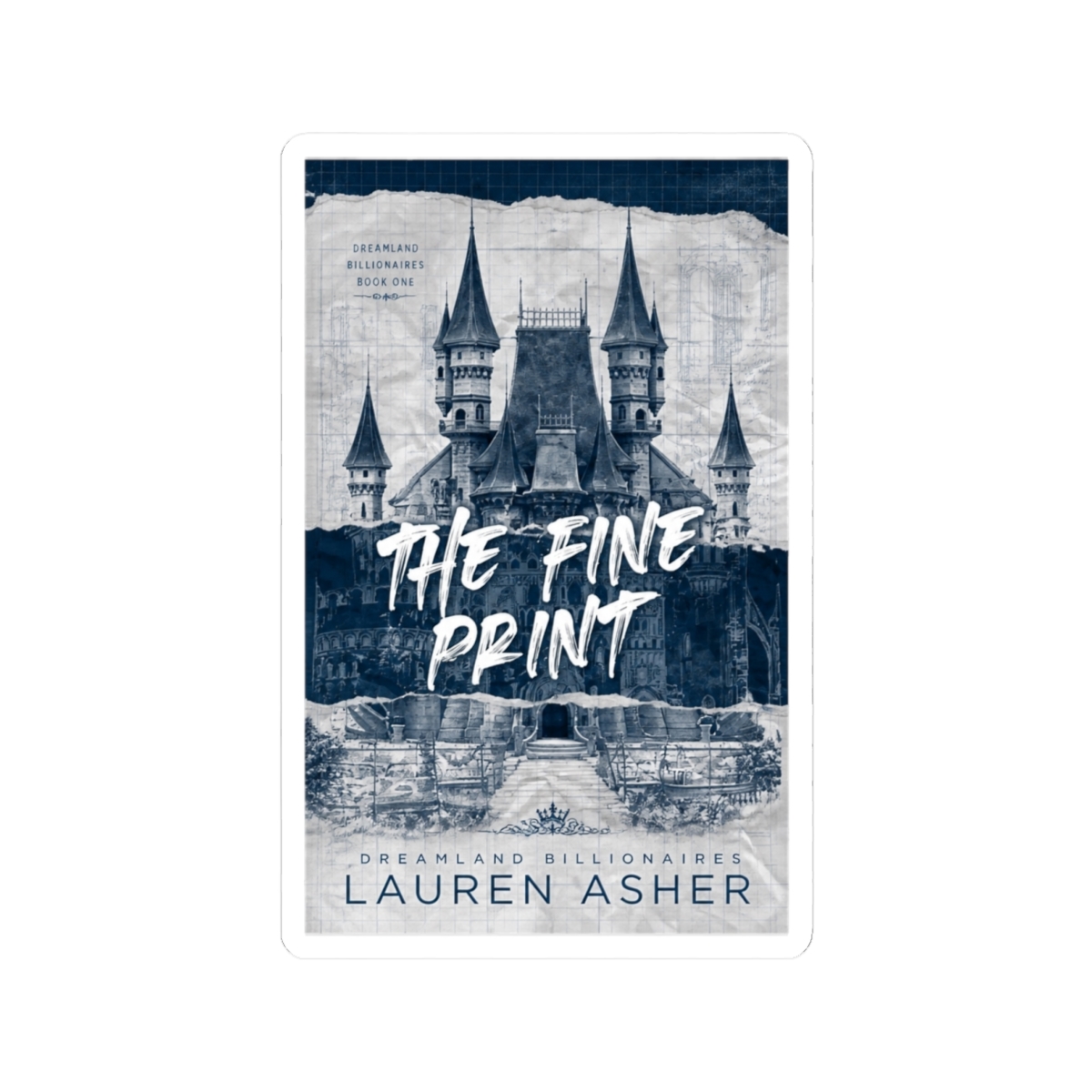 The Fine Print Book Cover Lauren Asher