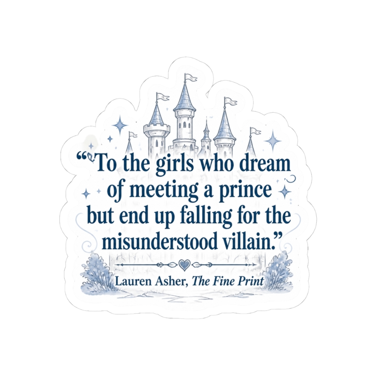 The Fine Print Lauren Asher - Falling for the Villain - Official Creator merchandise