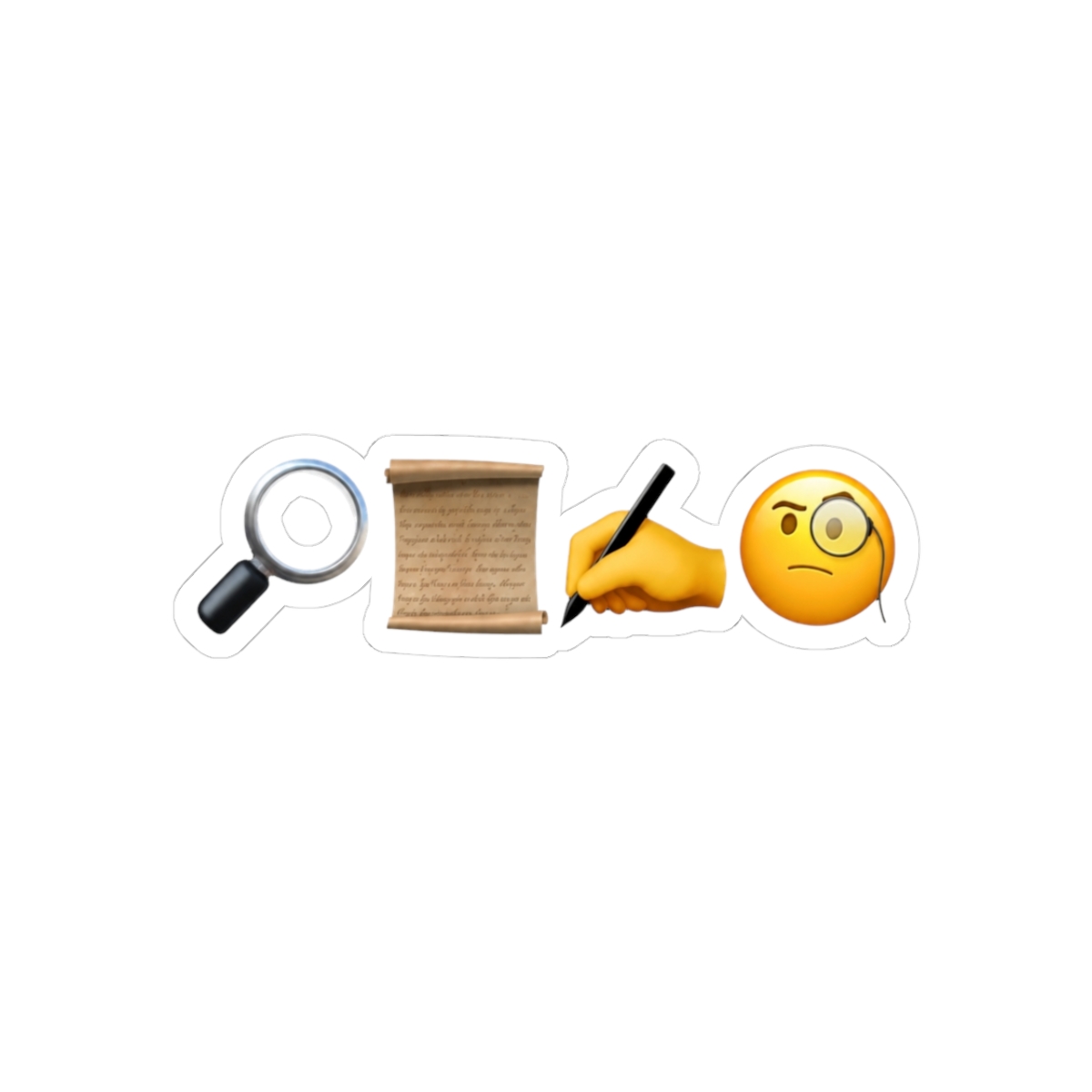 The Fine Print in Apple Emojis / Imessage Bubble Text Lauren Asher Bookish Aesthetic - Official Creator merchandise